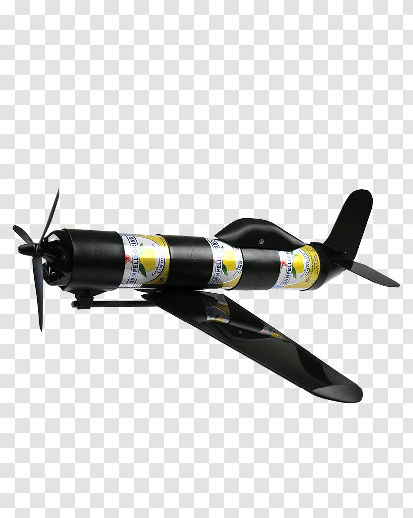 Propeller Airplane Aircraft Recycling Drink Can - Wing Transparent PNG