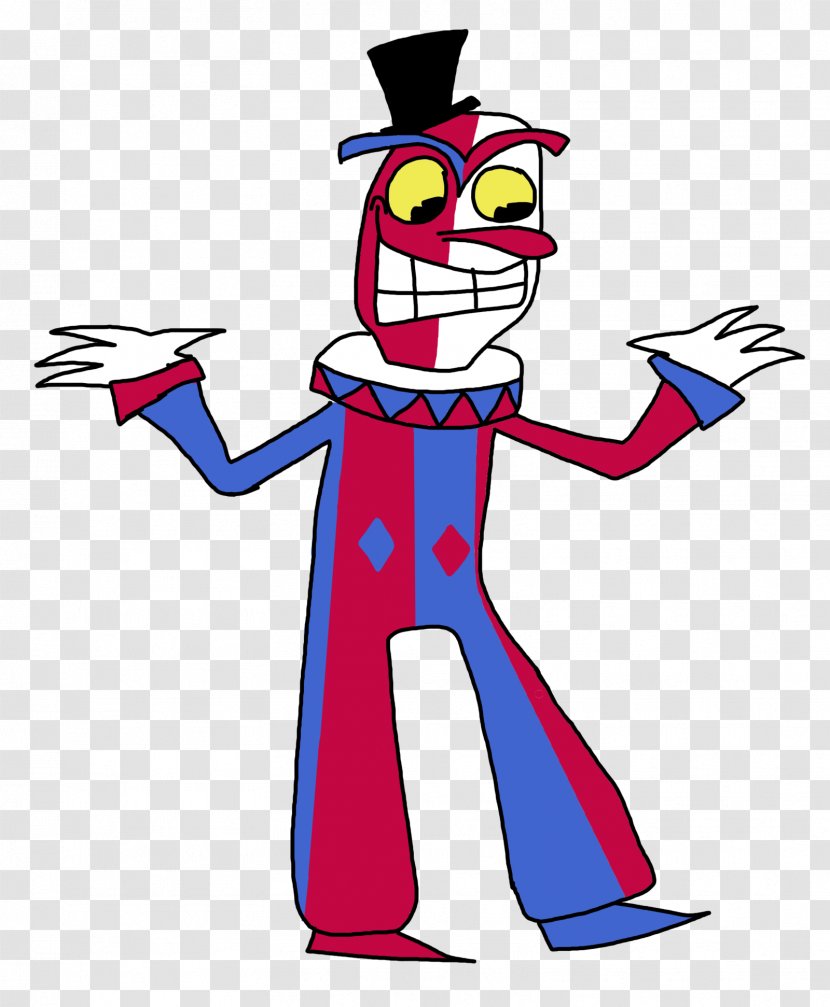 Clip Art Illustration Cartoon Line Costume - Fictional Character - Evil Clown Transparent PNG