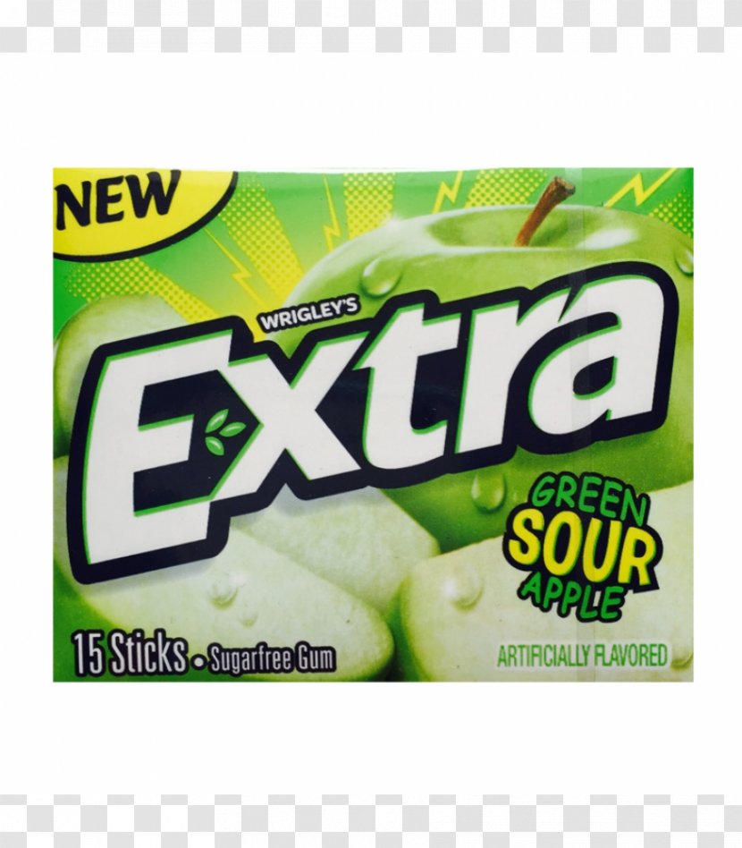 Chewing Gum Extra Mint Chocolate Chip Wrigley Company Dessert Transparent PNG