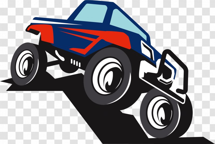 Car Sport Utility Vehicle Pickup Truck Logo Tire - Wheel - Cartoon Desert Bike Transparent PNG