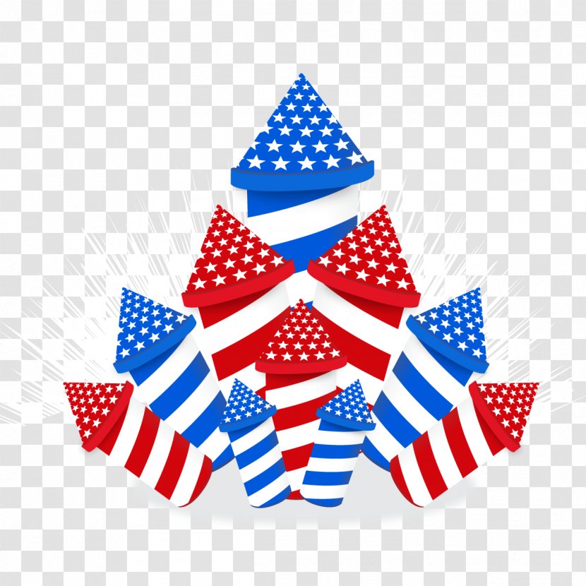 United States Indian Independence Day - Party - Vector Rockets Transparent PNG