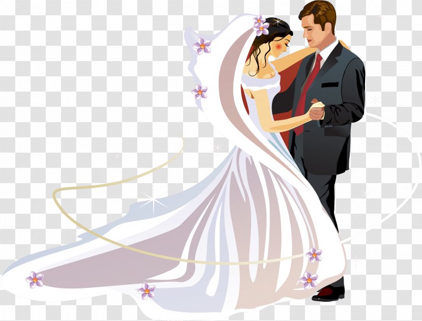 Wedding Invitation Bridegroom Clip Art - Frame - Couple Transparent PNG