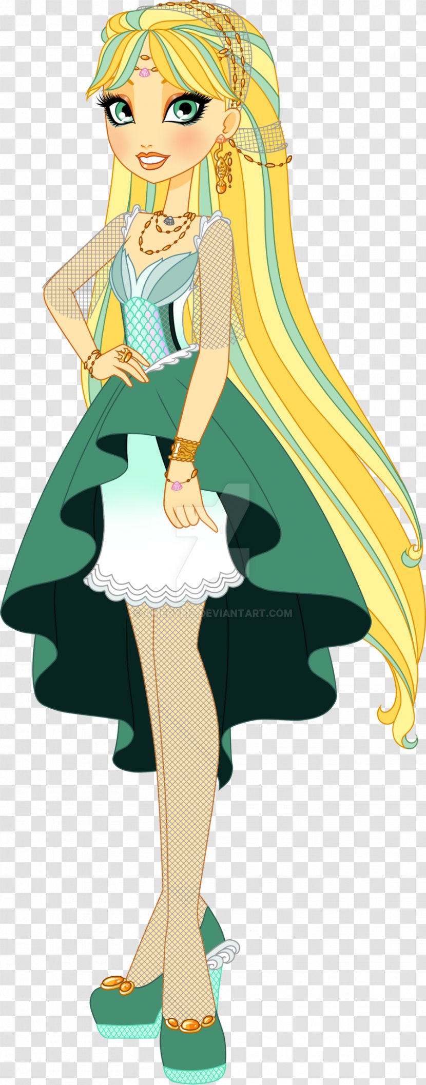 Ever After High Art The Snow Queen Fairy Tale - Heart - Jade Hare Transparent PNG