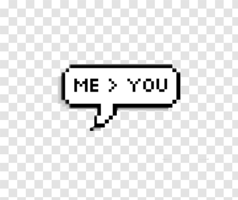 Speech Balloon Text Pixel Art - Black - Transparent Transparent PNG