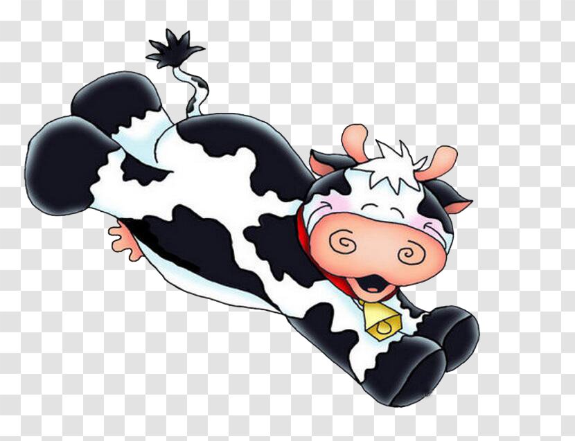 Dairy Cattle Clip Art - Fictional Character - Cow Transparent PNG