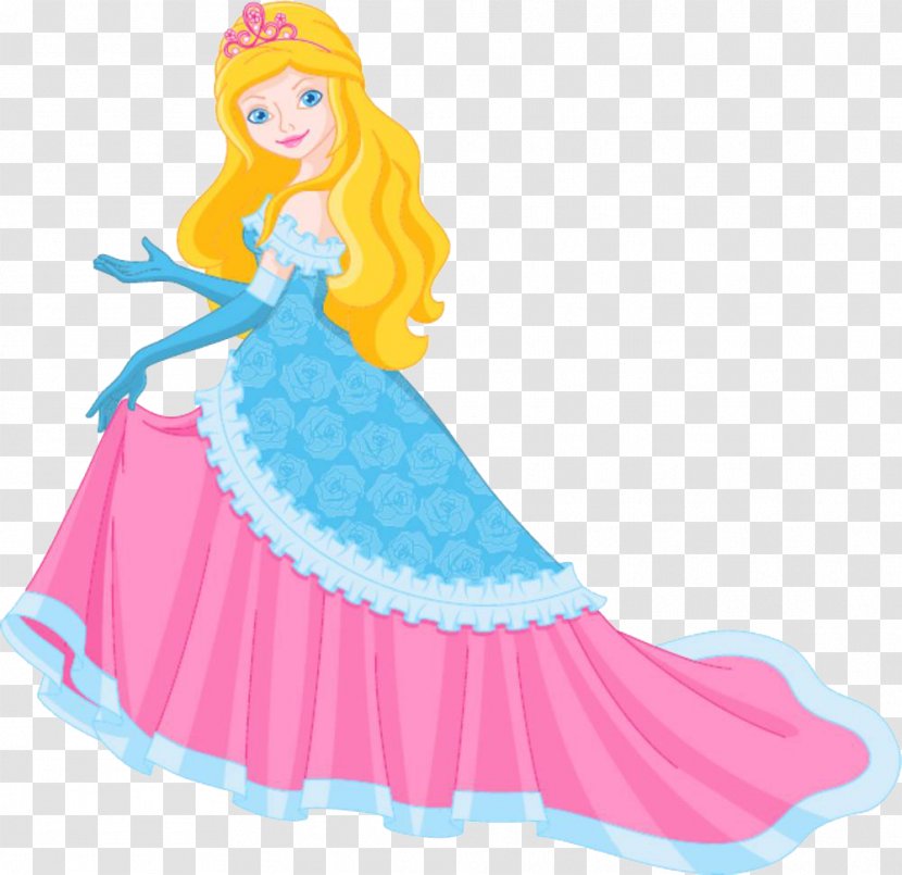 Princess Stock Photography Royalty-free Clip Art - Barbie - The In A Long Dress Transparent PNG