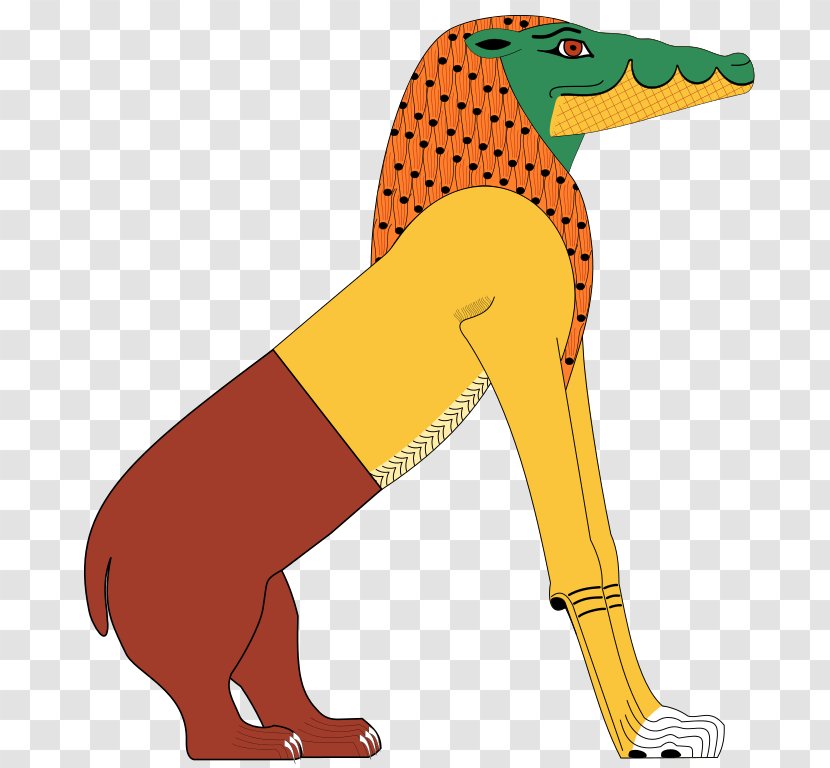 Ancient Egyptian Religion Crocodile Ammit Duat - Goddess - Gods Transparent PNG