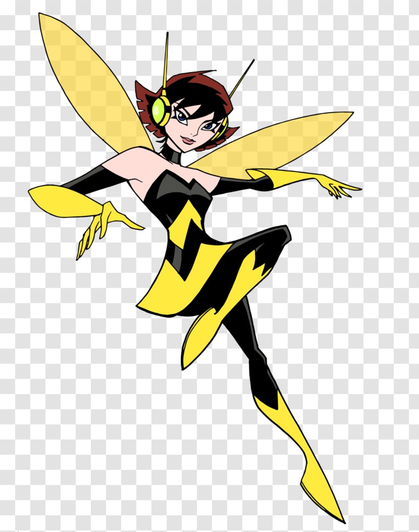 Wasp Hank Pym The Mighty Avengers Marvel Comics - Yellow Transparent PNG