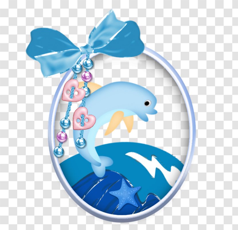 Dolphin Clip Art - Blue - And A Ball Transparent PNG