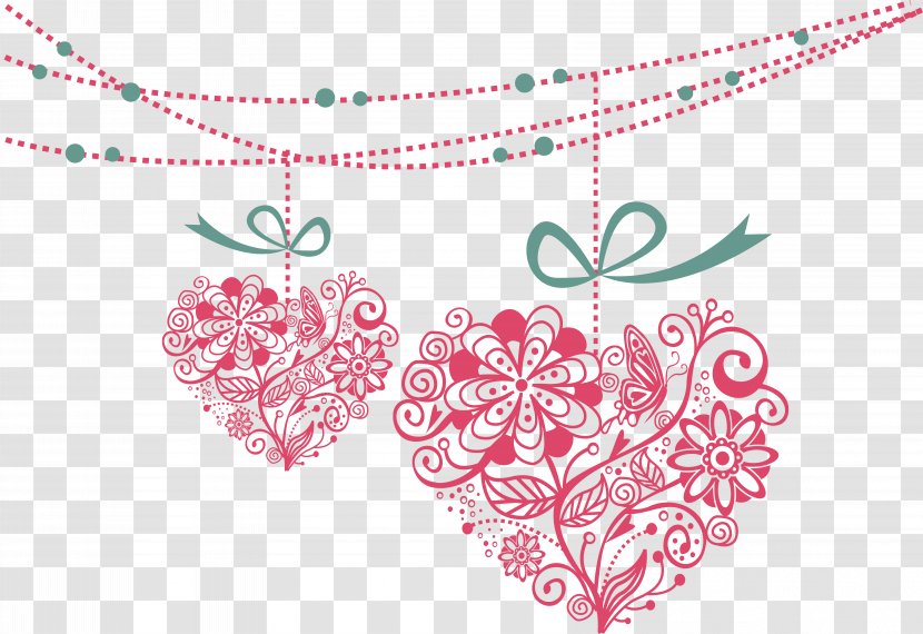 The Wedding Planner & Organizer Paper Gift - Petal - Vector Love Valentine's Day Ornaments Transparent PNG