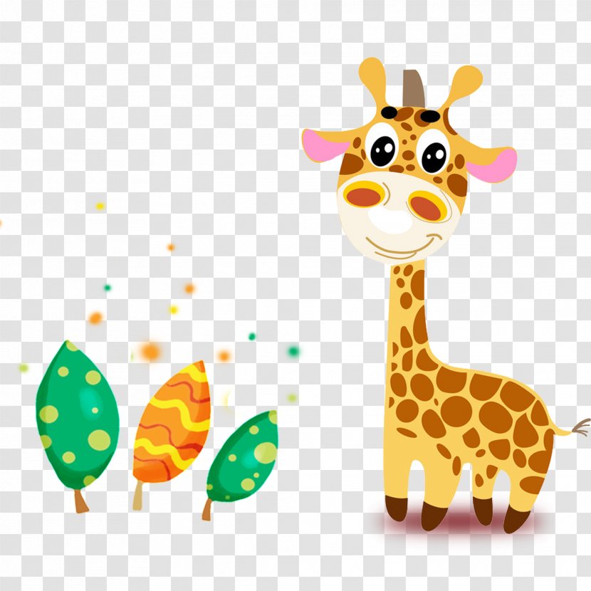 Download - Giraffe - Creative Cartoon Deer Transparent PNG