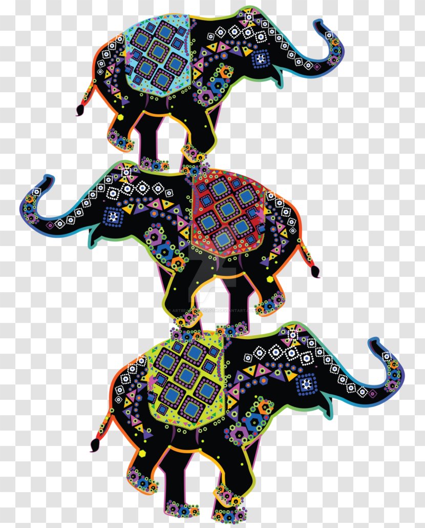 Indian Elephant Ganesha - Cartoon Transparent PNG