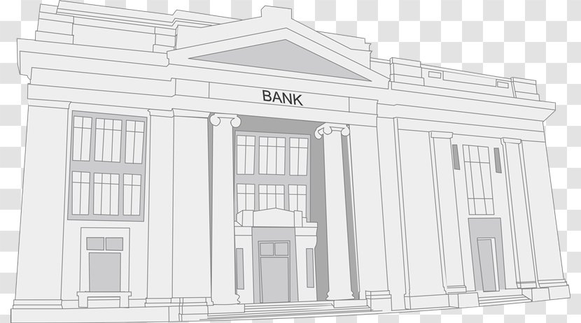 Retail Banking Money Deposit Account - Structure - Bank Cliparts Building Transparent PNG