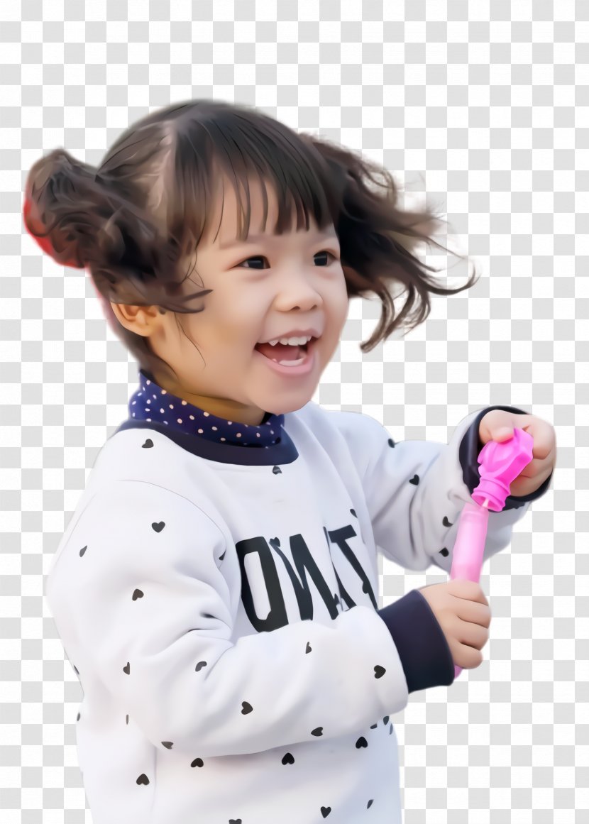 Little Girl - Play - Polka Dot Transparent PNG