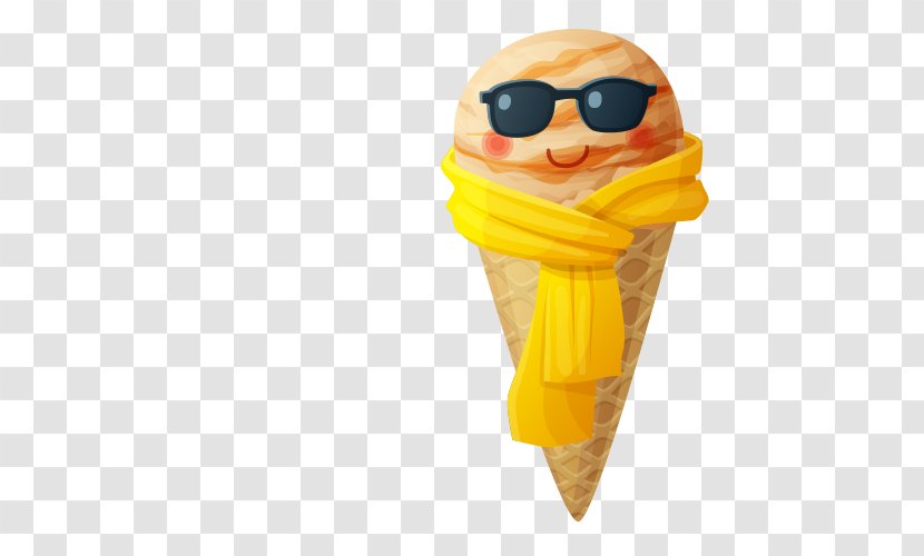 Ice Cream Cone Banana Split Fast Food - Dessert Transparent PNG