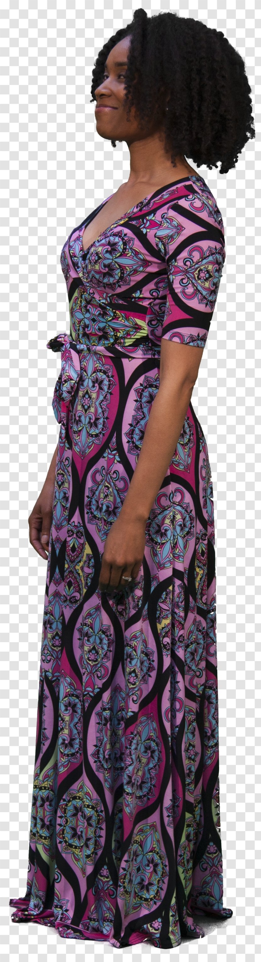 Paisley Shoulder Dress Costume - Clothing Transparent PNG