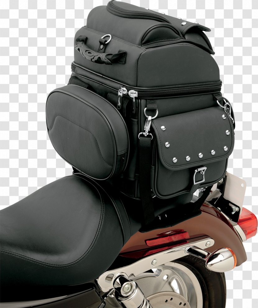 Saddlebag Motorcycle Accessories Helmets Sissy Bar - Railing Transparent PNG