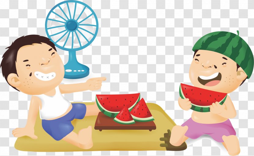 Watermelon Eating Illustration - Toddler - Eat Children Transparent PNG