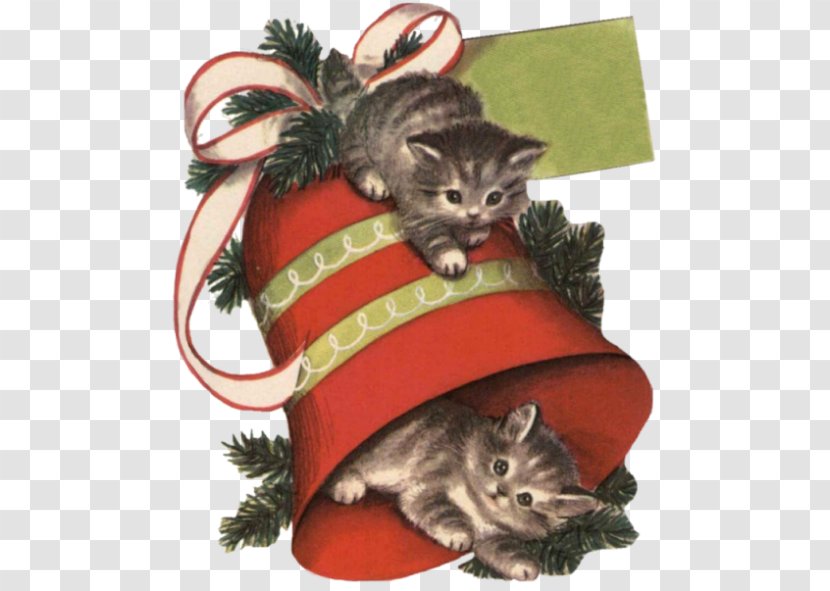 Kitten Whiskers Christmas Ornament Transparent PNG