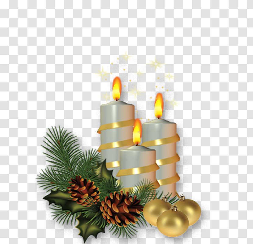 Christmas Tree Candle - Birthday - Candles Transparent PNG