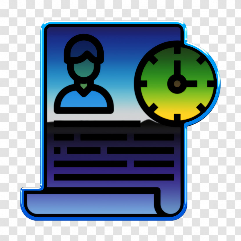Time Management Icon Document Icon Management Icon Transparent PNG