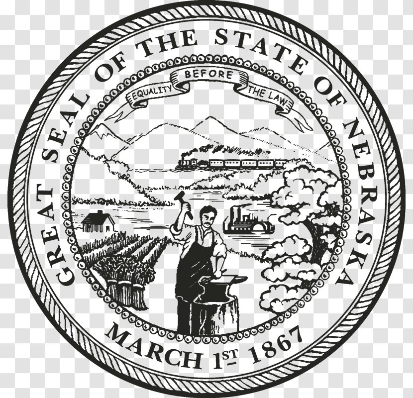 Secretary Of State Nebraska NE Senate Seal Transparent PNG