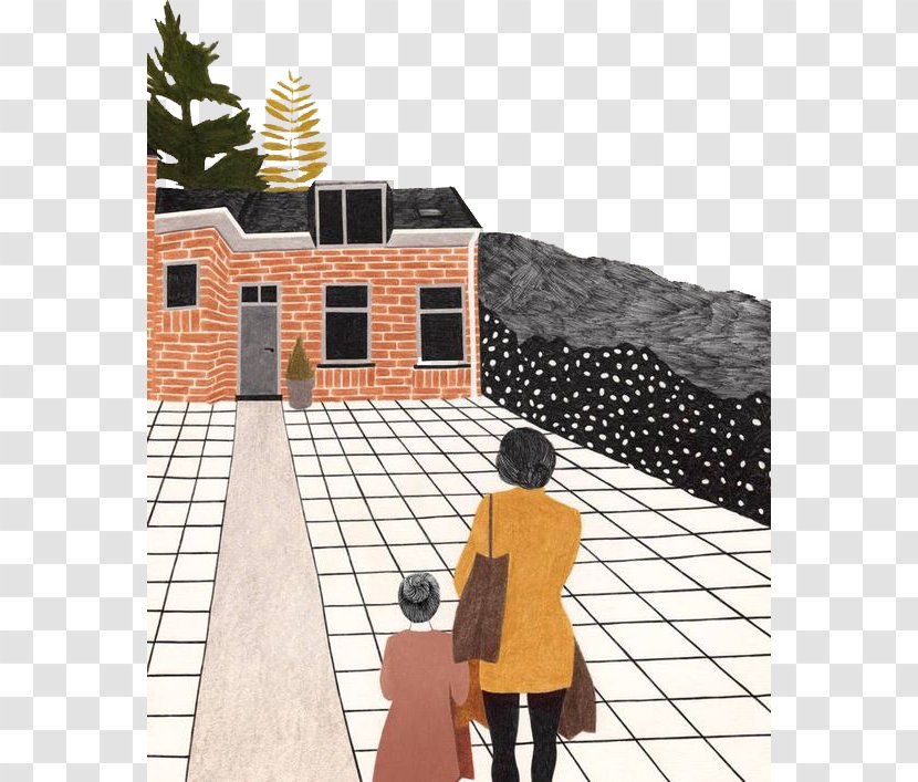 Family Drawing Illustration - Parent - People Home Transparent PNG