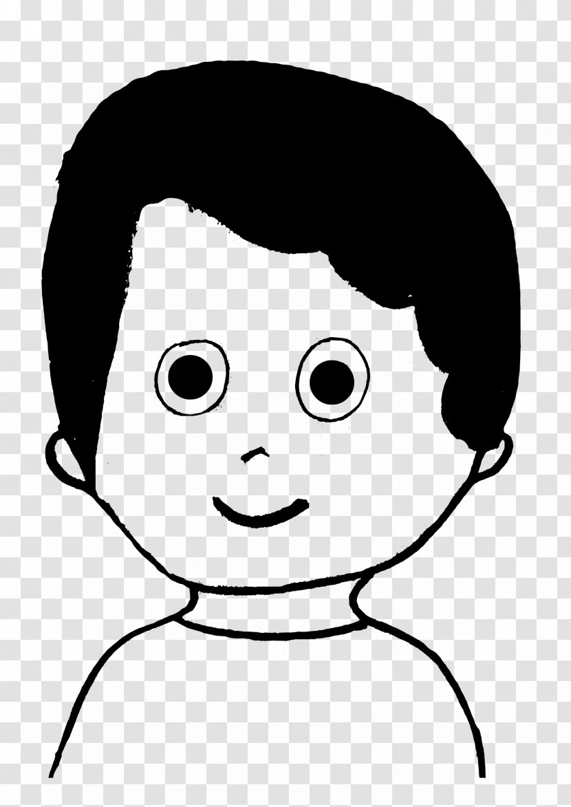 Line Art Clip - Cartoon - Boys Transparent PNG