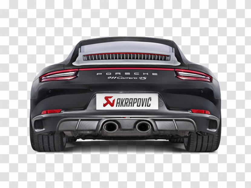 Porsche 911 GT3 Exhaust System 930 2016 - Bumper Transparent PNG