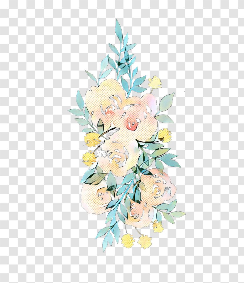 Floral Flower Background - Rose Family - Dendrobium Delphinium Transparent PNG