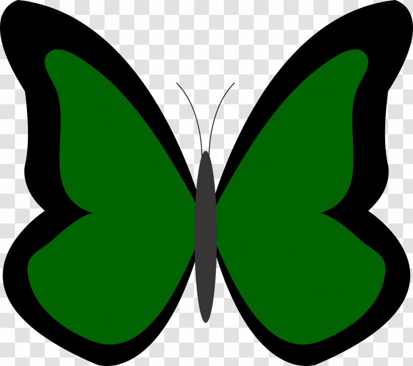 Red Clip Art - Black And White - Butterfly Transparent PNG
