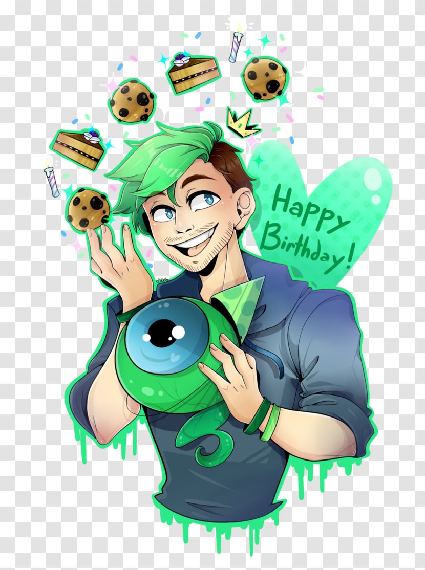 Jacksepticeye Birthday YouTuber Roi Wassabi - Heart Transparent PNG