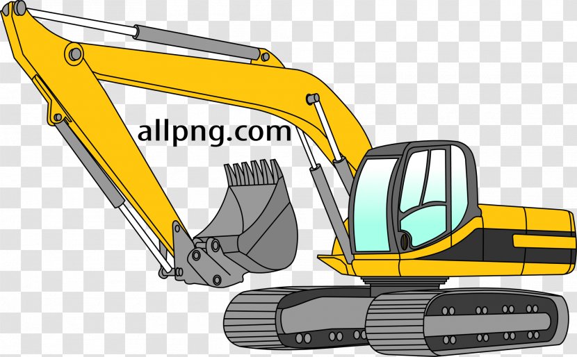 Car Motor Vehicle Excavator Heavy Machinery Clip Art - Tool Transparent PNG