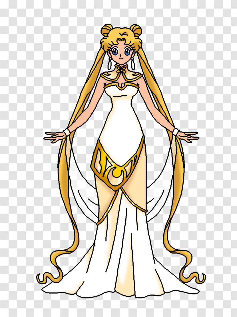Sailor Moon Queen Serenity Chibiusa Saturn Tuxedo Mask - Drawing Transparent PNG
