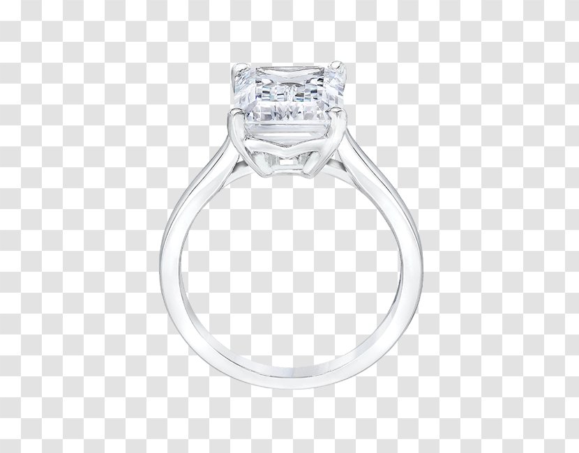 Wedding Ring Silver Platinum Product Design - Body Jewellery - 14K White Gold 1 2 Carat Diamond Transparent PNG