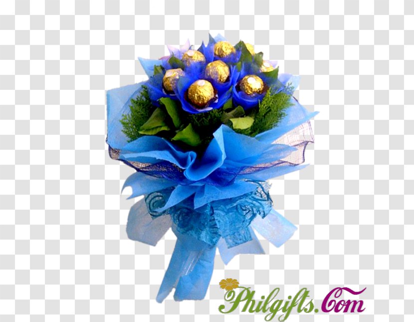 Ferrero Rocher Flower Bouquet Dangwa Market Gift - Chocolate Transparent PNG