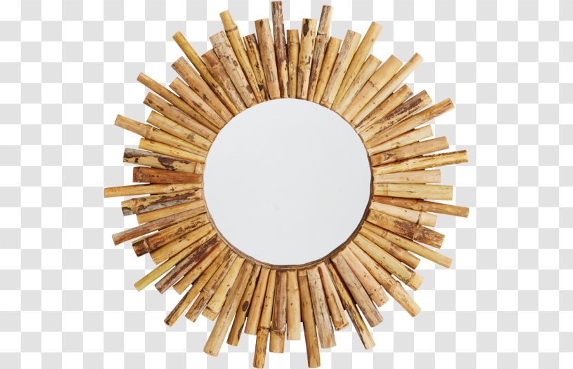 House Doctor Walls Mirror Furniture Sunburst Espejo Sol - Wood Transparent PNG