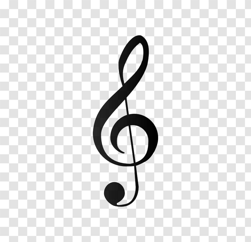 Musical Note Clip Art - Flower - Picture Of G Clef Transparent PNG