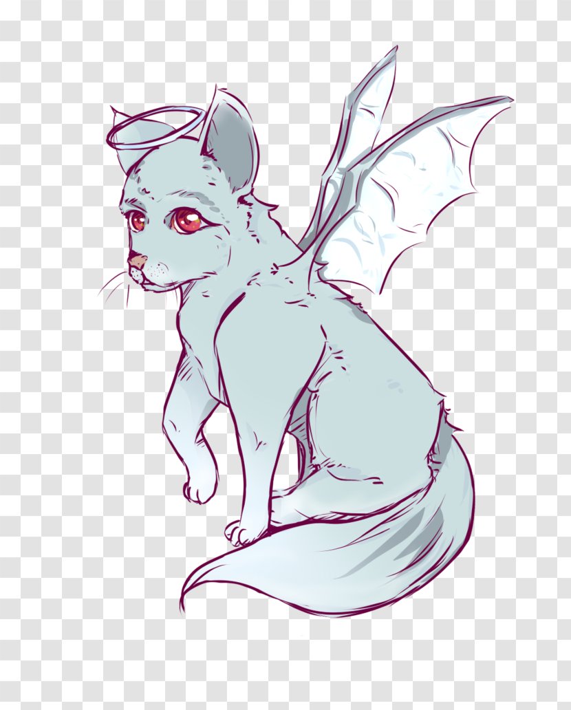 Whiskers Cat Fairy Sketch - Ear Transparent PNG