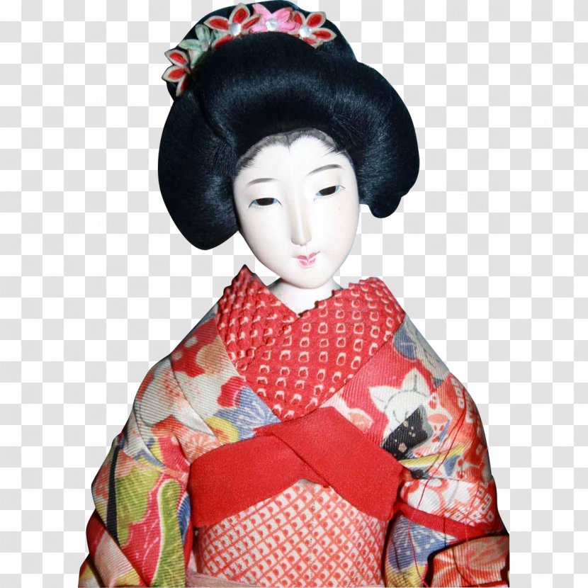 Geisha Kimono Doll Transparent PNG