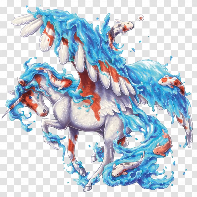 Pegasus Horse Legendary Creature Unicorn - Vector Transparent PNG