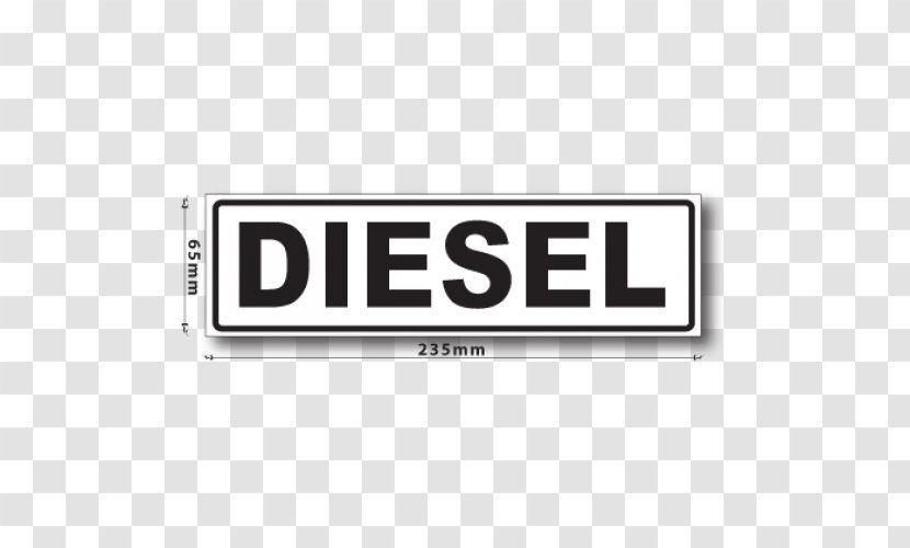 Car Decal Sticker Diesel Fuel Label - Gasoline - Vin Transparent PNG
