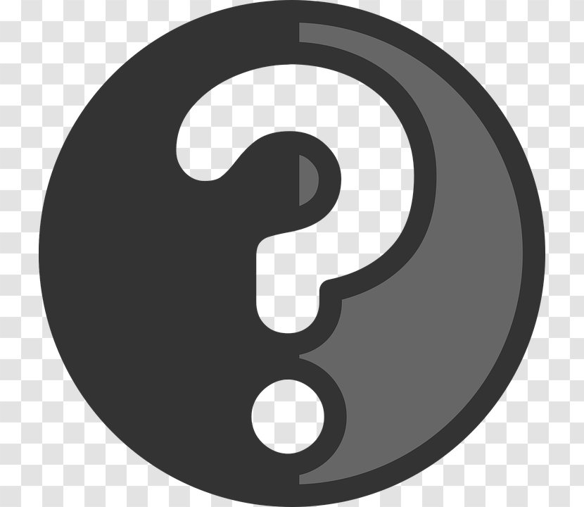 Question Mark Clip Art Symbol - Interrogative - Confusion Interrogation Transparent PNG