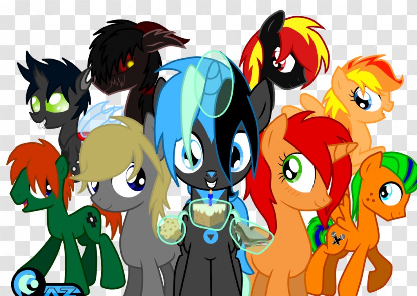 Pony Horse Cartoon Fiction - Get Together With Friends Transparent PNG