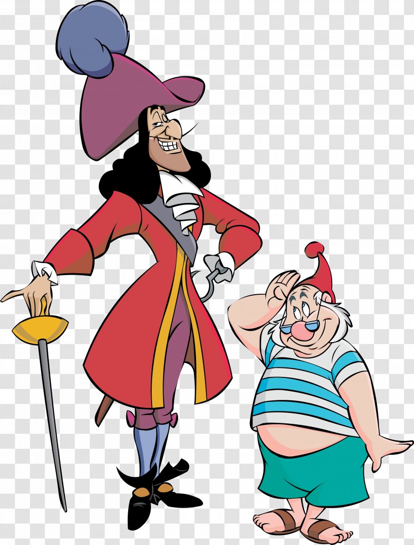 Captain Hook Peter Pan Smee The Walt Disney Company Cattivi - Fictional Character Transparent PNG