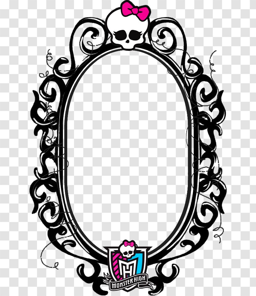 Monster High Frankie Stein Picture Frames Greeting & Note Cards Clip Art - Birthday Invitation Transparent PNG