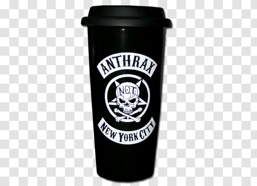 Anthrax Thrash Metal Heavy Metallica Glass - Brand - Travel Mug Transparent PNG