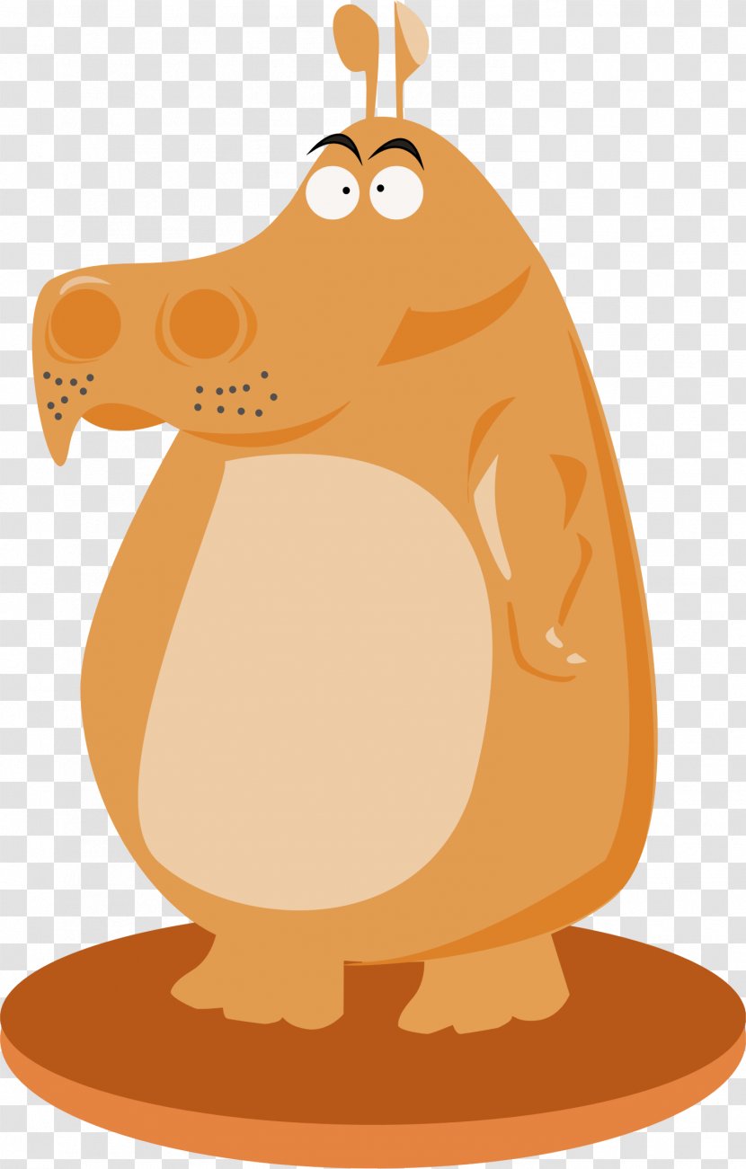 Cartoon Clip Art - Carnivoran - Hippo Transparent PNG