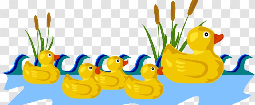Duck Game Pond Clip Art - Small Yellow Swimming Transparent PNG