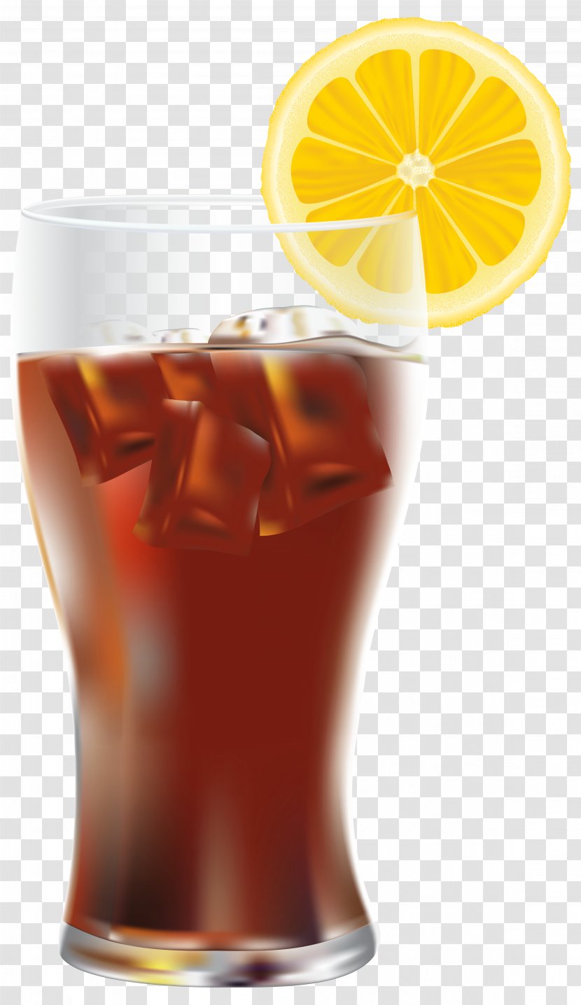 Coca-Cola Soft Drink Diet Coke - Coca Cola - With Ice And Lemon Transparent Clip Art Image Transparent PNG